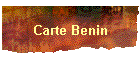 Carte Benin