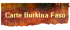 Carte Burkina Faso